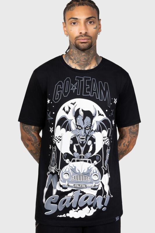 Killstar Gothabilly III - Go Team Satan - T-shirt T-Shirt black - Image 2