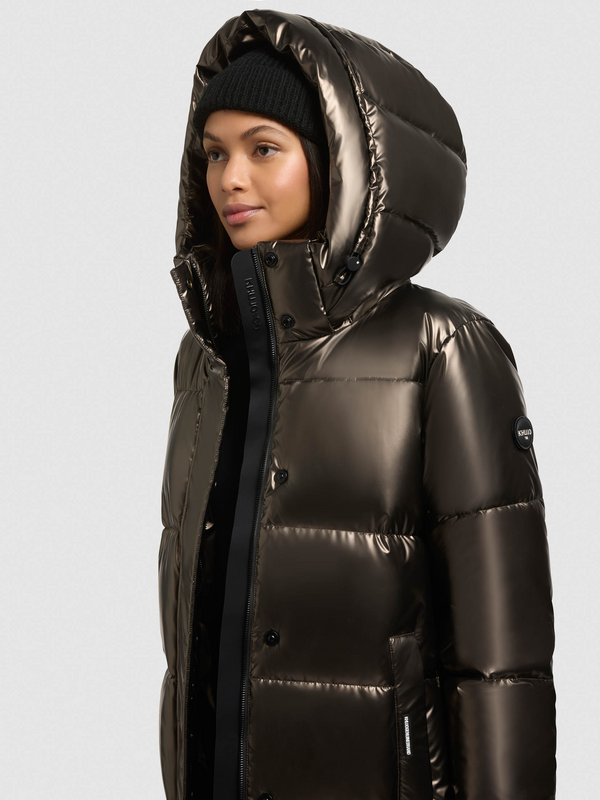 Khujo RACHEL2 SHINY Winter Coat brown - Image 3