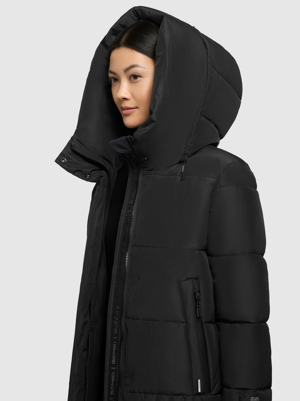 Khujo SOULANI5 MATT Winter Coat black - Image 3