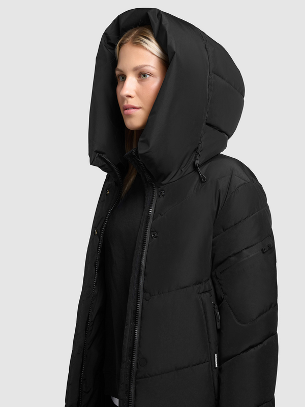 Khujo JANGE2 MATT Winter Coat black - Image 3