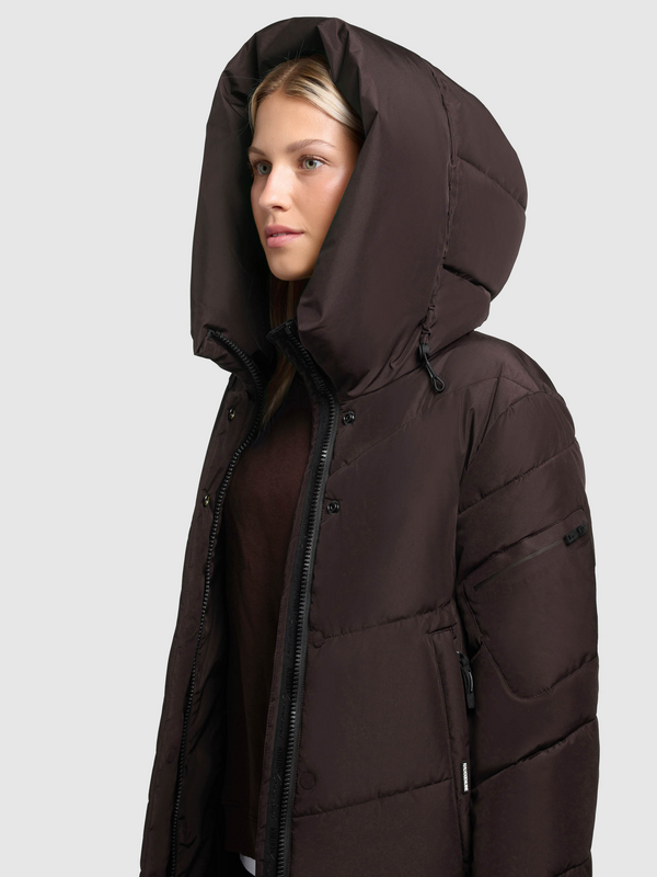 Khujo JANGE2 MATT Winter Coat plum - Image 3