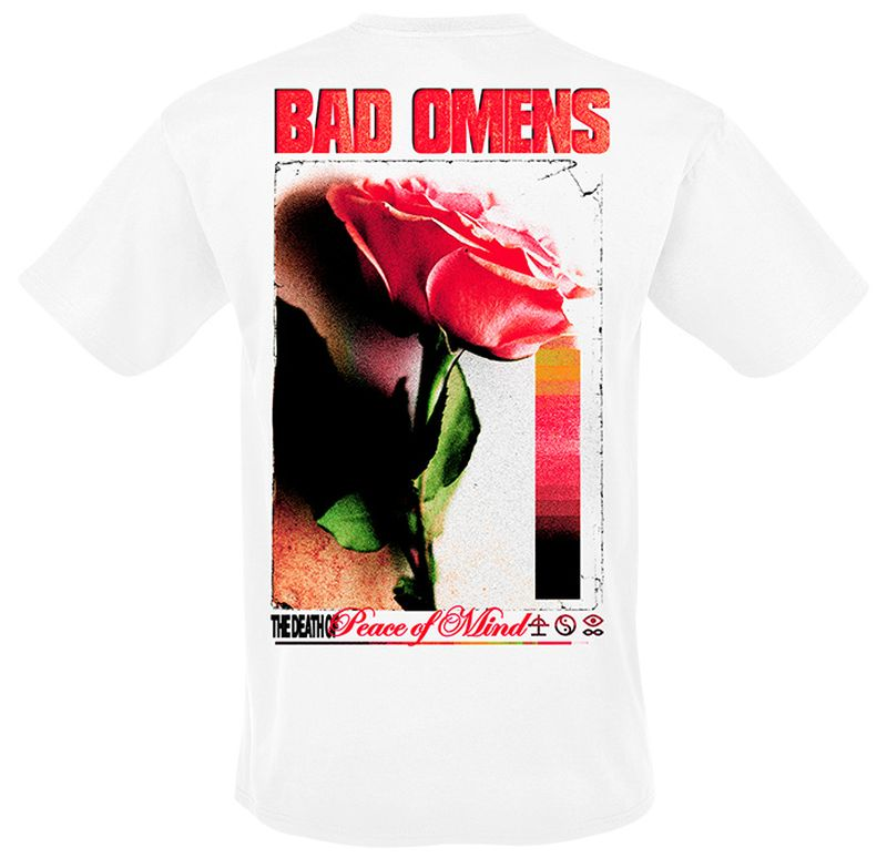 Bad Omens Flower T-Shirt white - Image 3