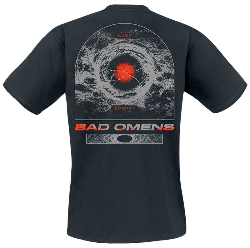 Bad Omens Lightning Storm T-Shirt black - Image 3