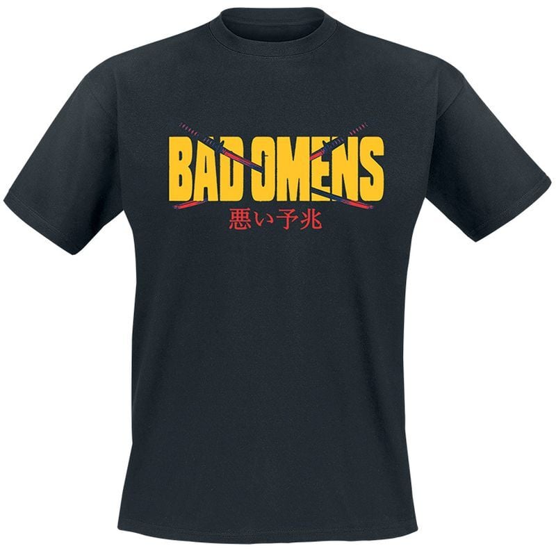 Bad Omens Japanese Deluxe Katana T-Shirt black - Image 2