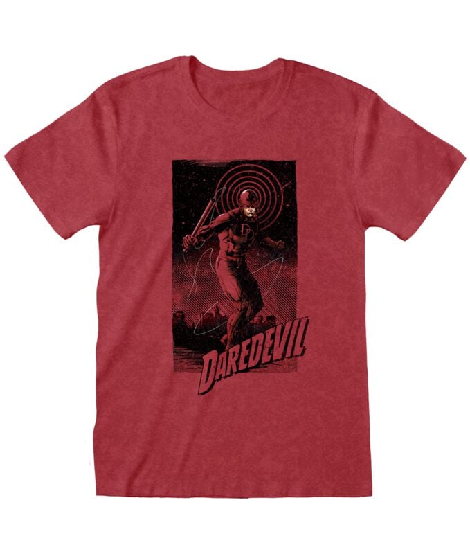 Daredevil In Rectangle T-Shirt red - Image 2