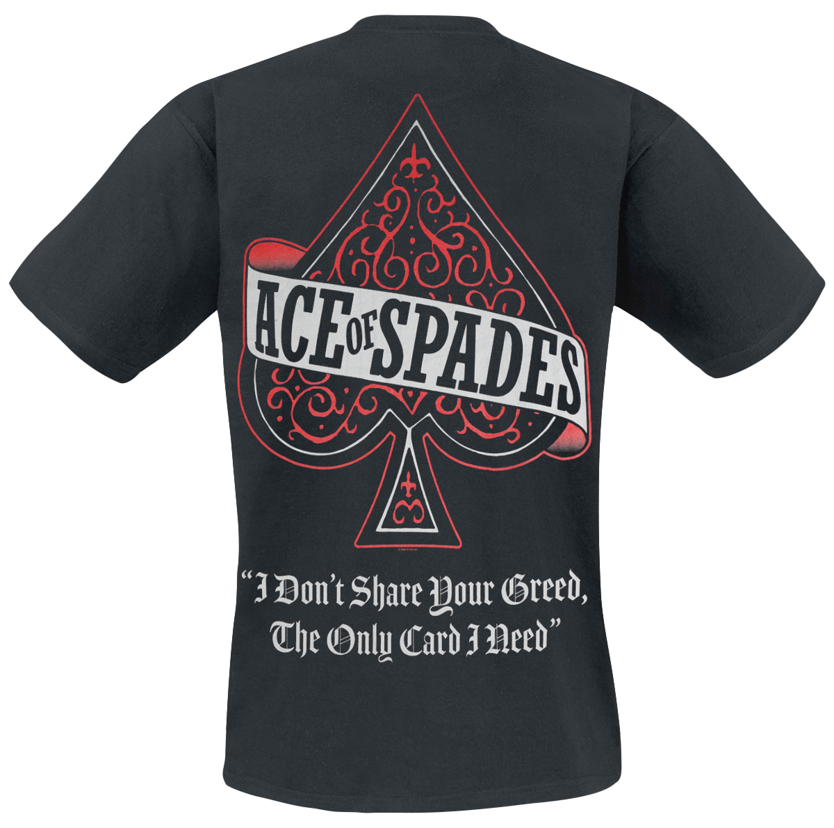 Motörhead The Only Card T-Shirt black - Image 3