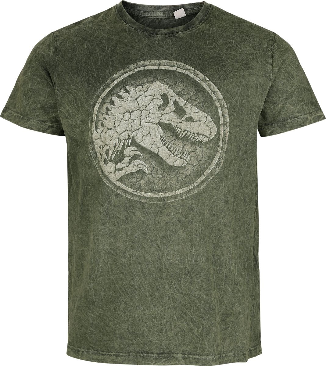 Jurassic Park Jurassic World - Cracked Earth Logo T-Shirt green - Image 2
