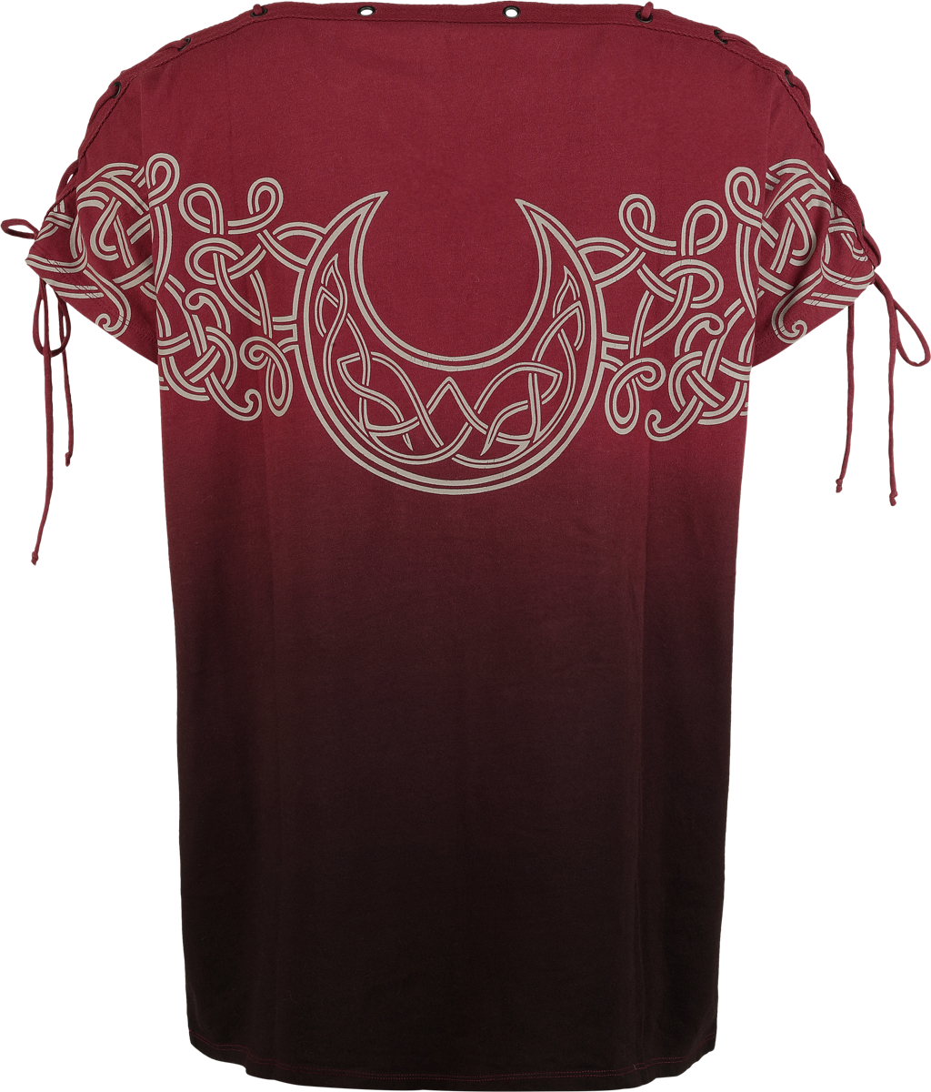 Black Premium by EMP Celtic fine lines T-Shirt red - Image 3