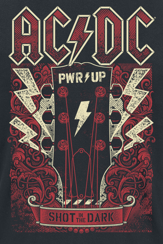 AC/DC PWRUP Guitar T-Shirt black - Image 3