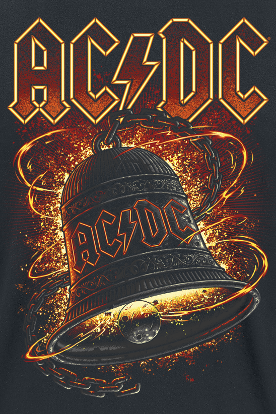 AC/DC Hells Bells Burning T-Shirt black - Image 3