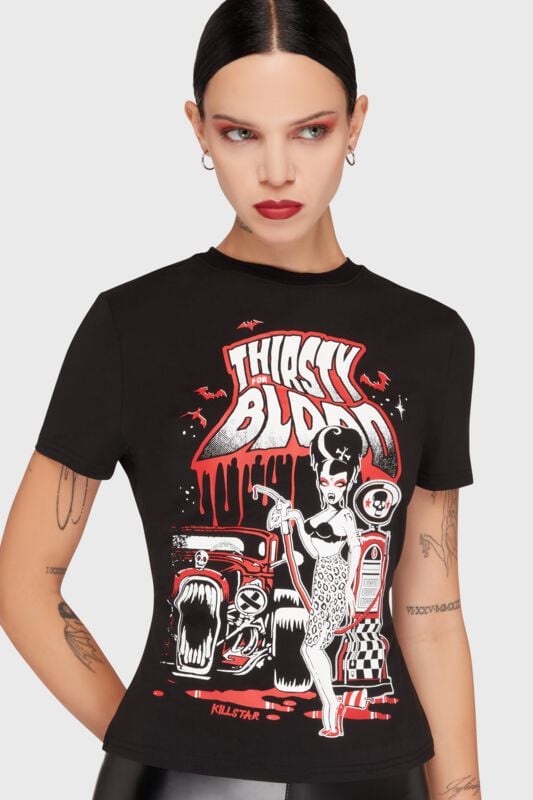 Killstar Thirsty Blood T-shirt T-Shirt black - Image 2
