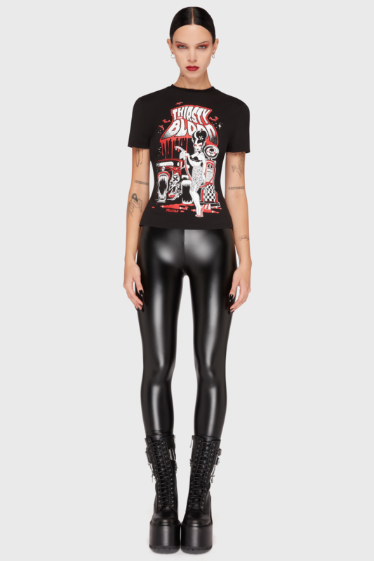 Killstar Thirsty Blood T-shirt T-Shirt black - Image 3