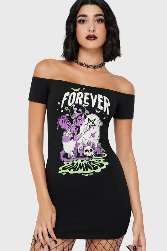 Killstar Forever Damned Dress Mini Dress black - Image 2
