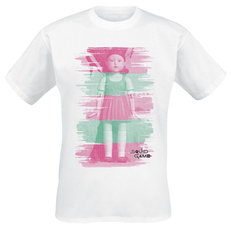 Squid Game Young Hee - Red Light - Green Light T-Shirt white - Image 2