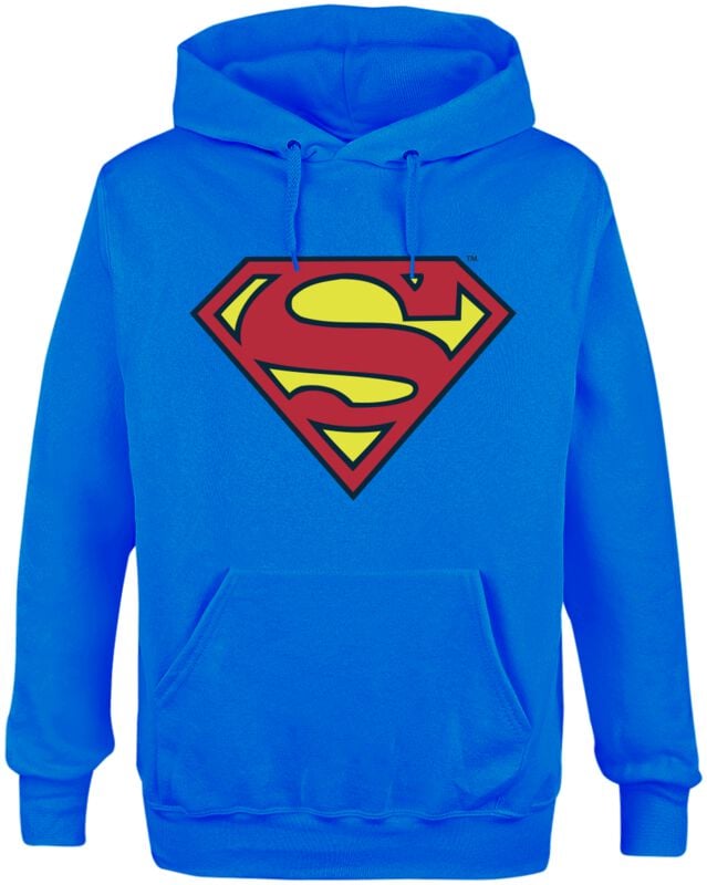 Superman Shield Logo Hoodie blue - Image 2