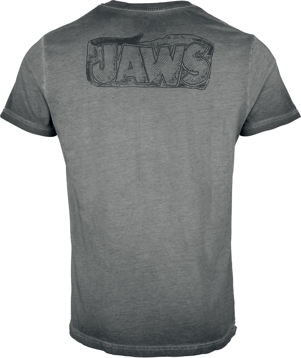 Jaws Jaws - Comic T-Shirt grey - Image 3