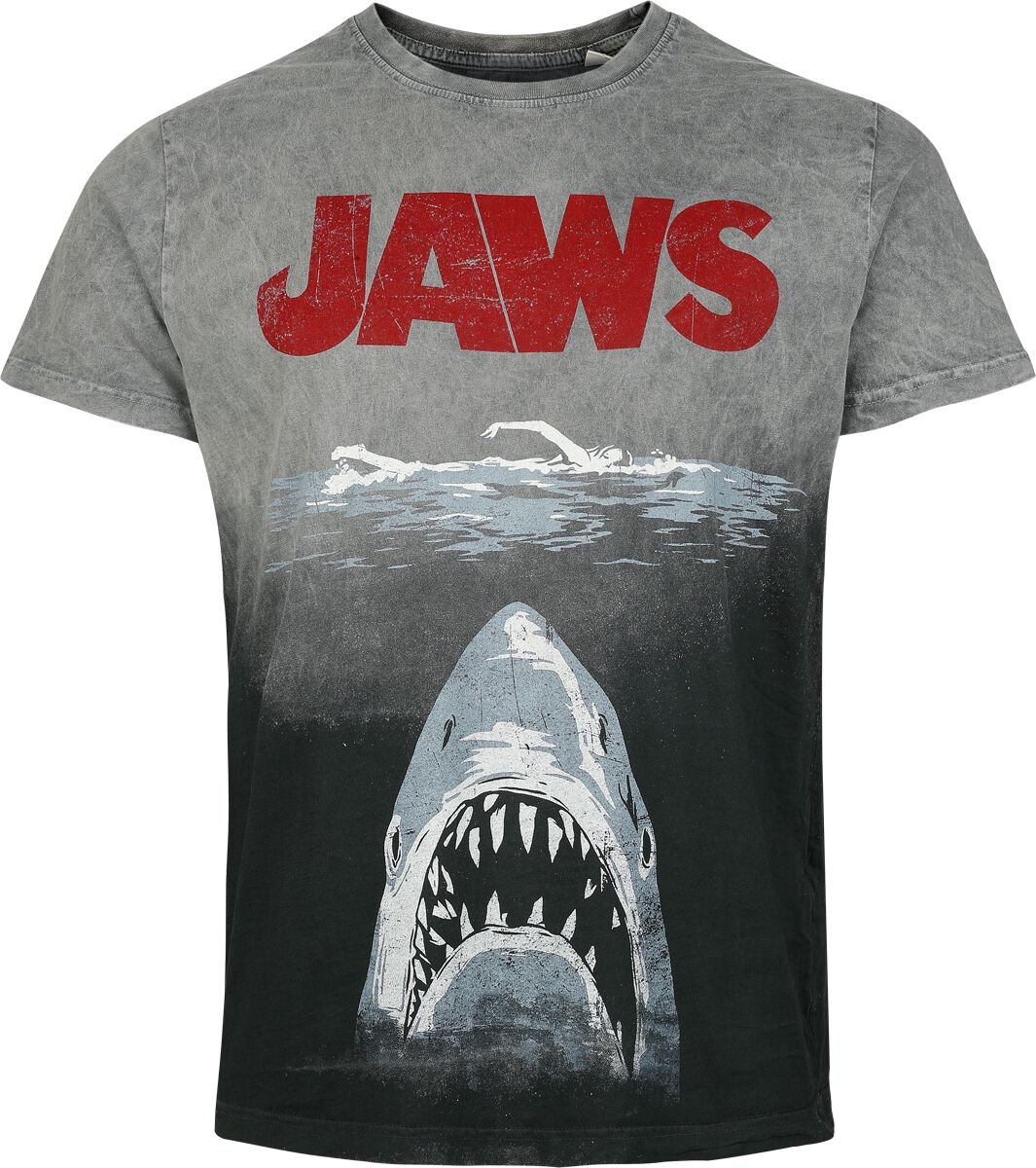 Jaws Jaws - Blue Shark T-Shirt black - Image 2