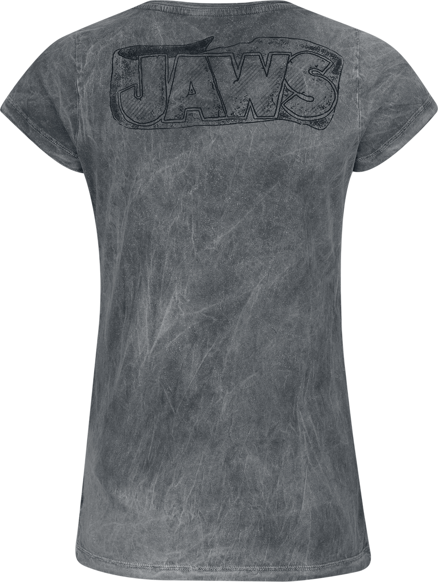 Jaws Jaws - Comic T-Shirt grey - Image 3