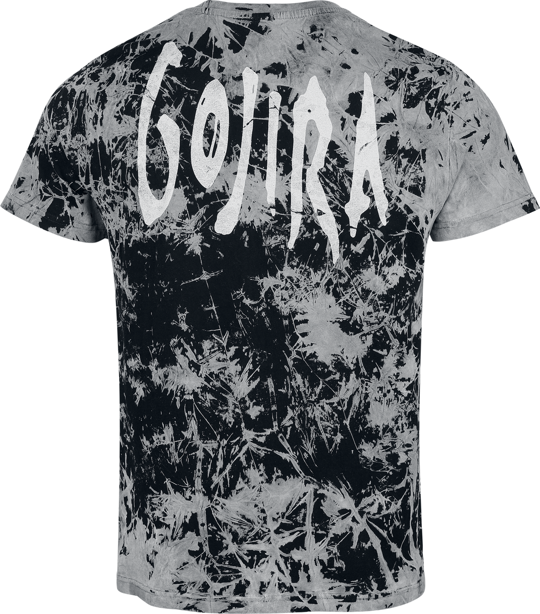 Gojira Whale Sun Moon T-Shirt black grey - Image 3