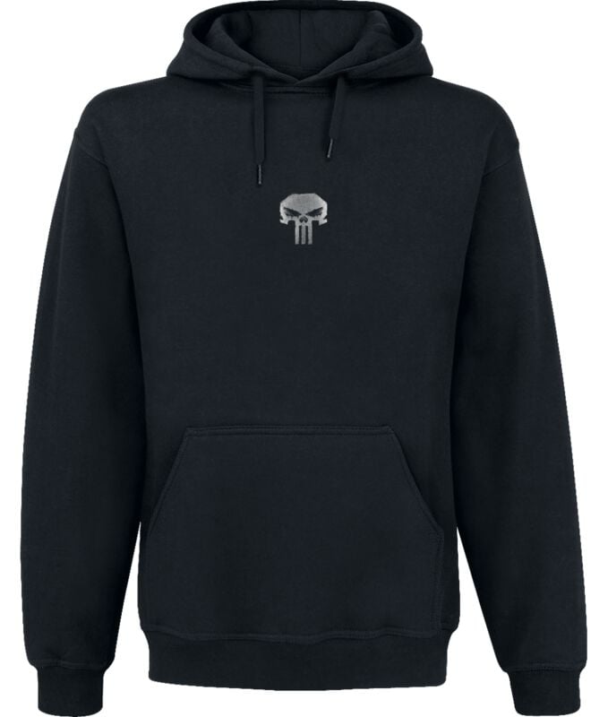 The Punisher Punisher Skull with Metallic Link Hoodie black - Image 2