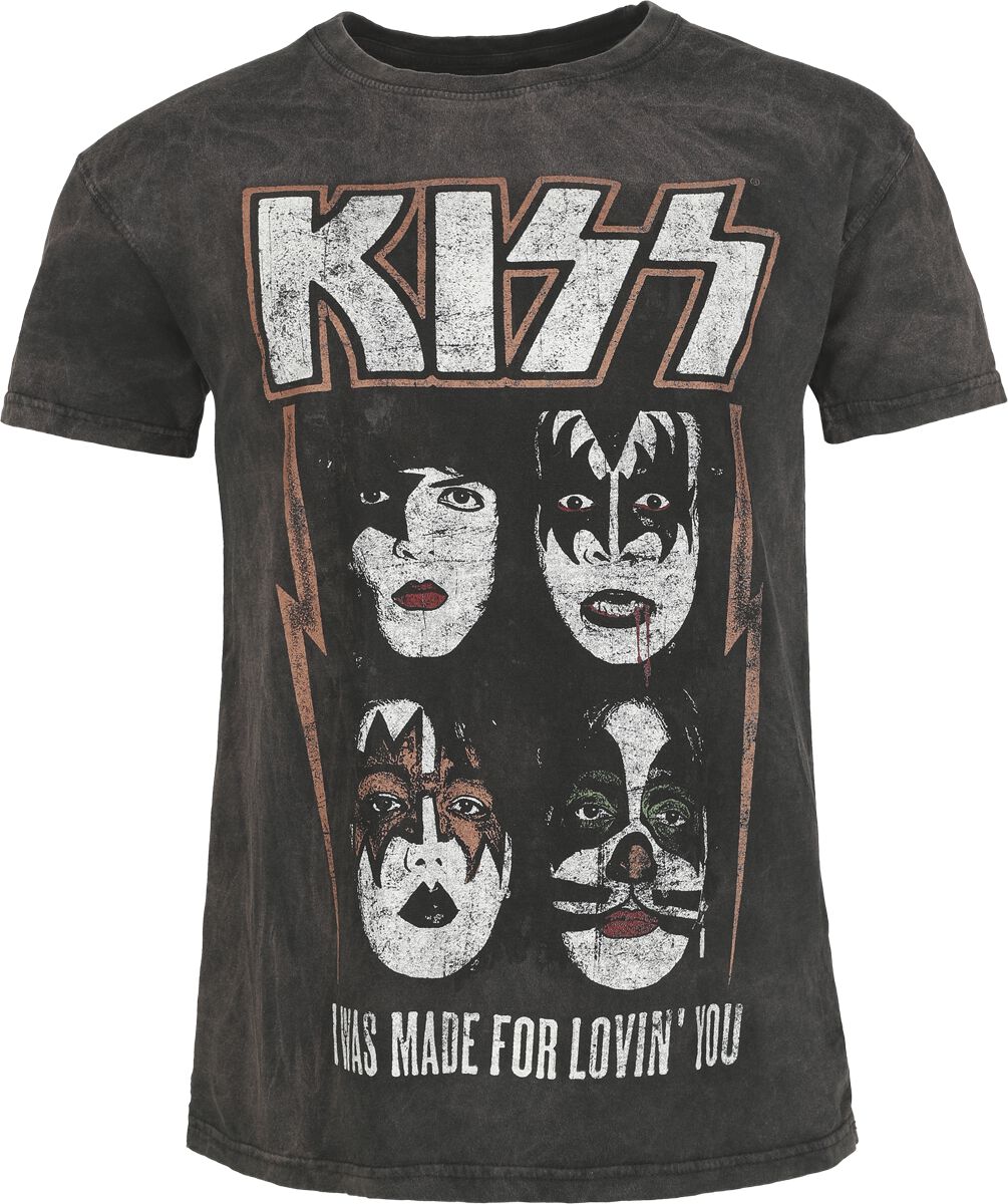 Kiss I Was Made For Lovin' You T-Shirt grey - Image 2