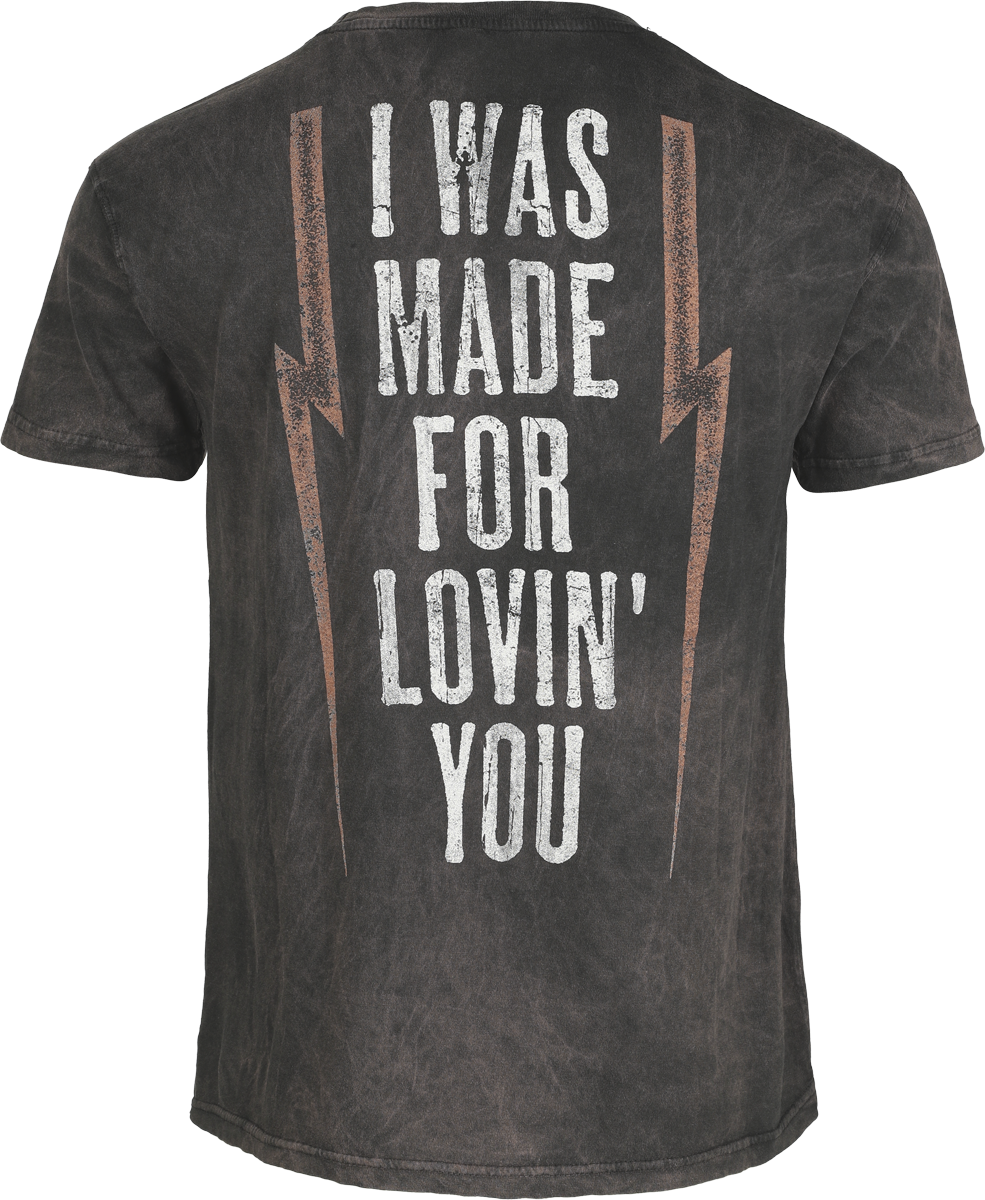 Kiss I Was Made For Lovin' You T-Shirt grey - Image 3