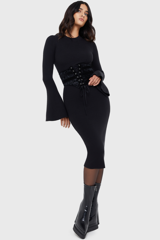 Killstar Death Maiden Dress Maxi Dress black - Image 3