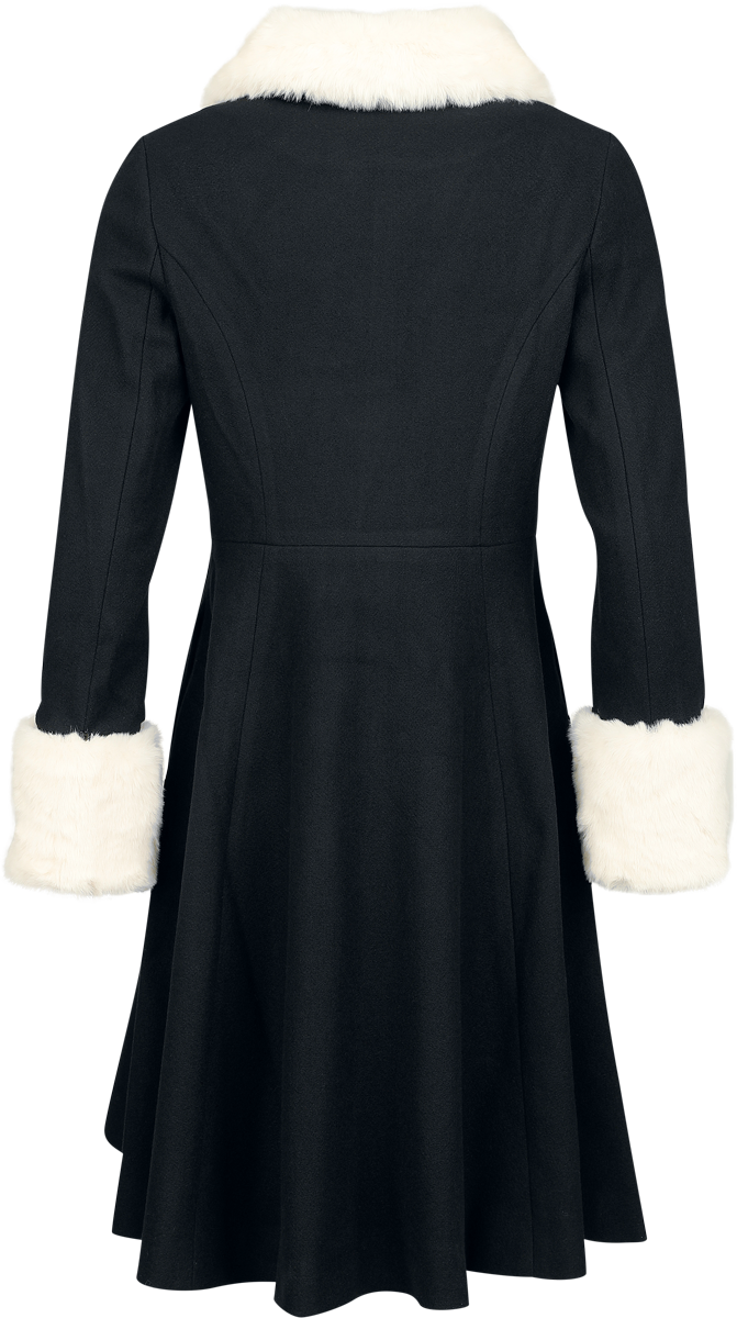 Voodoo Vixen Coat black white - Image 3