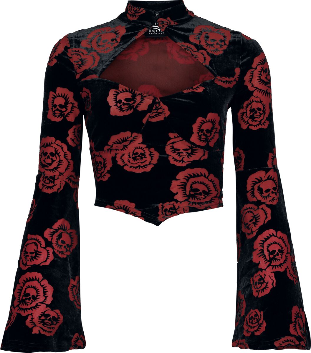 Killstar Pandora's Rose Top Long-sleeve Shirt black - Image 2