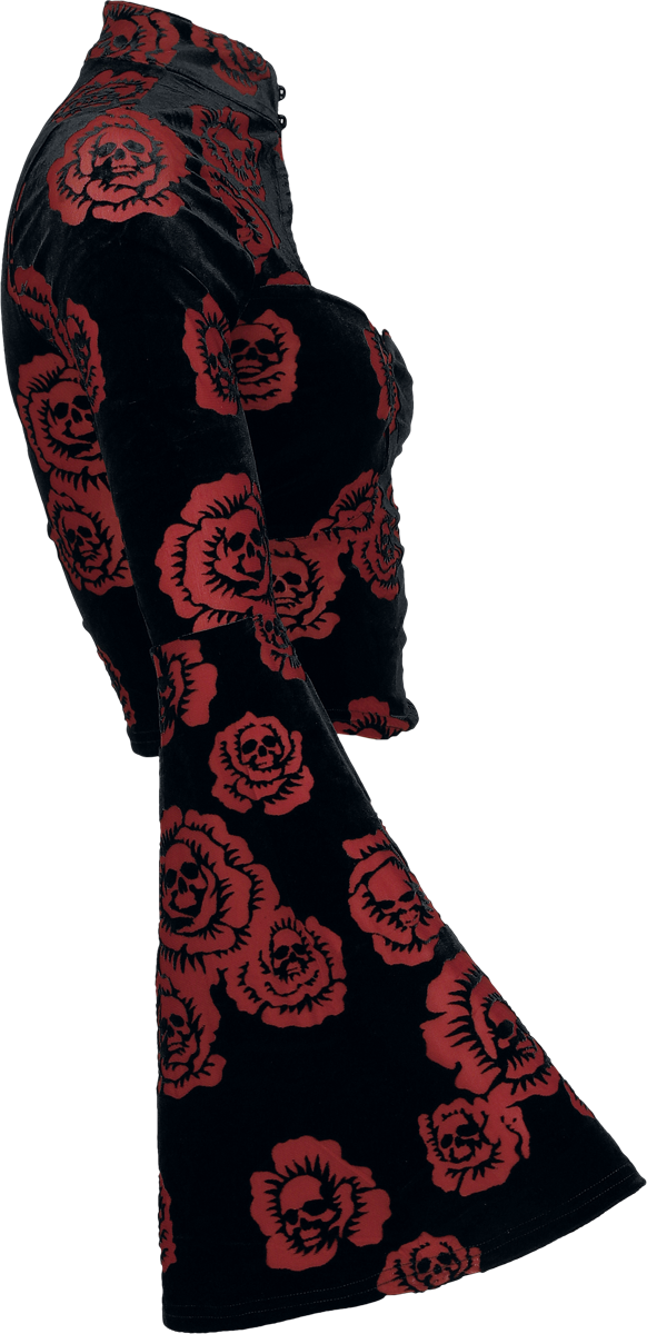 Killstar Pandora's Rose Top Long-sleeve Shirt black - Image 3