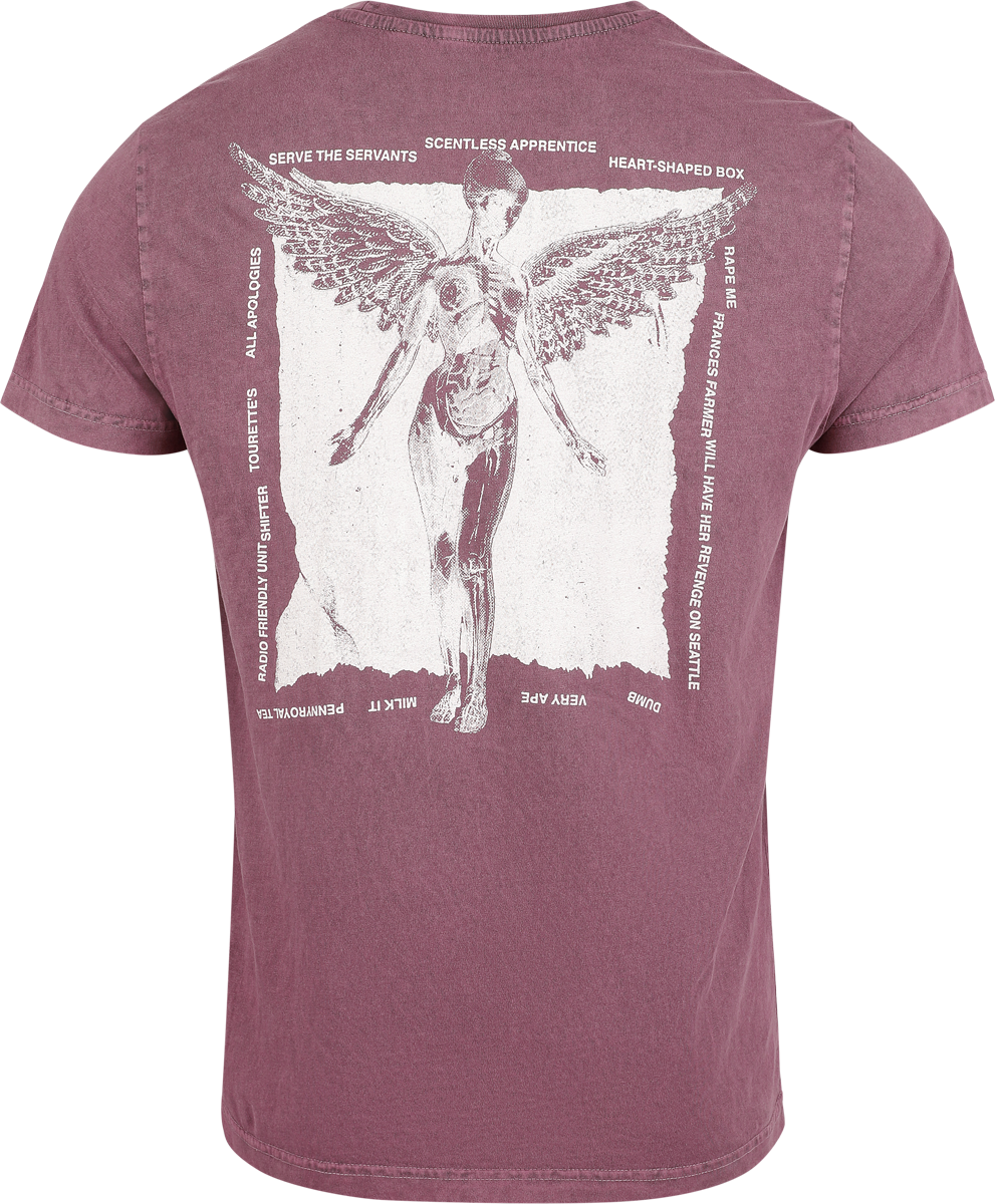 Nirvana In Utero T-Shirt lilac - Image 3