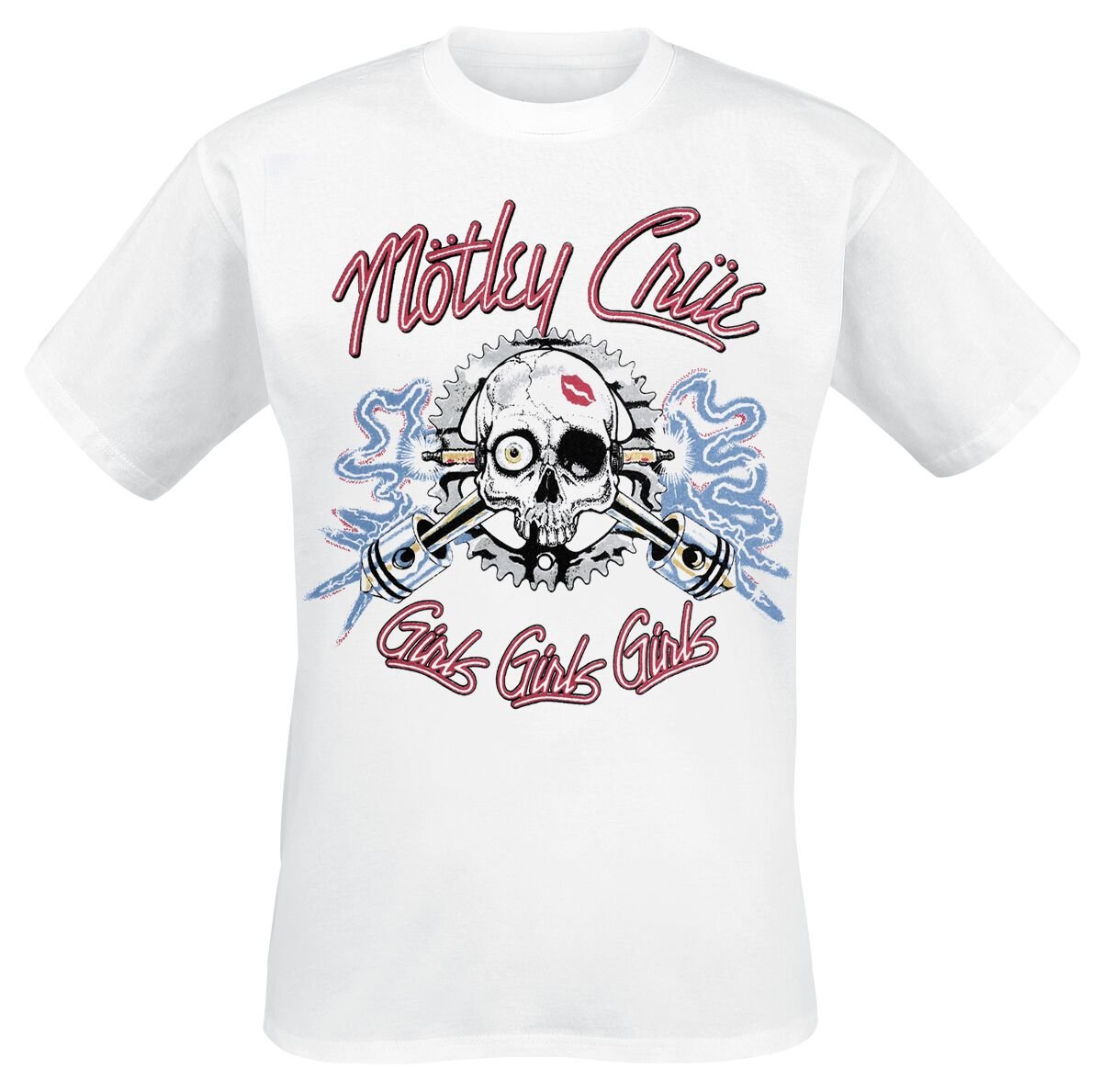 Mötley Crüe Vintage Sparkplug T-Shirt white - Image 2