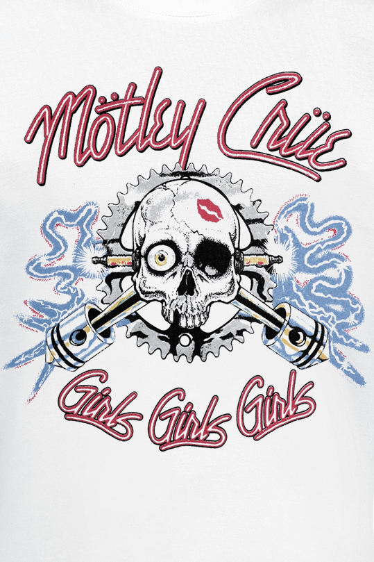 Mötley Crüe Vintage Sparkplug T-Shirt white - Image 3