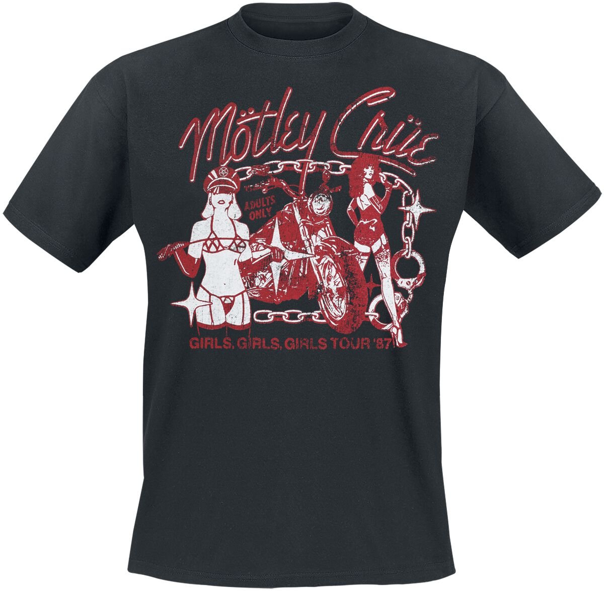 Mötley Crüe Girls 87 T-Shirt black - Image 2