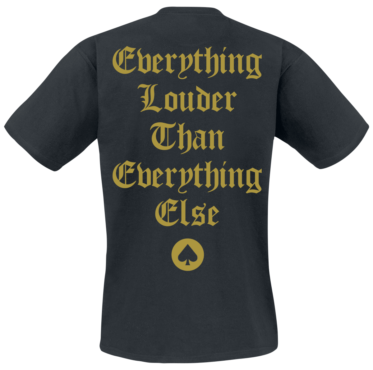 Motörhead Golden England - Everything Louder Than Everything Else T-Shirt black - Image 3