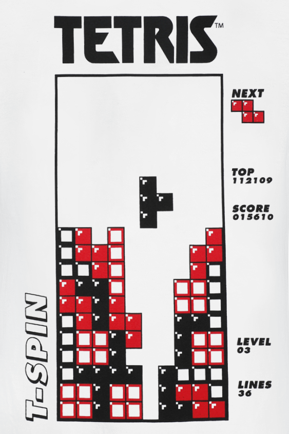 Tetris T-Shirt white - Image 3