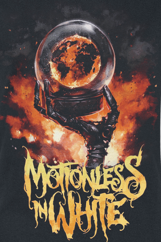 Motionless In White Scoring The End Of The World T-Shirt black - Image 3