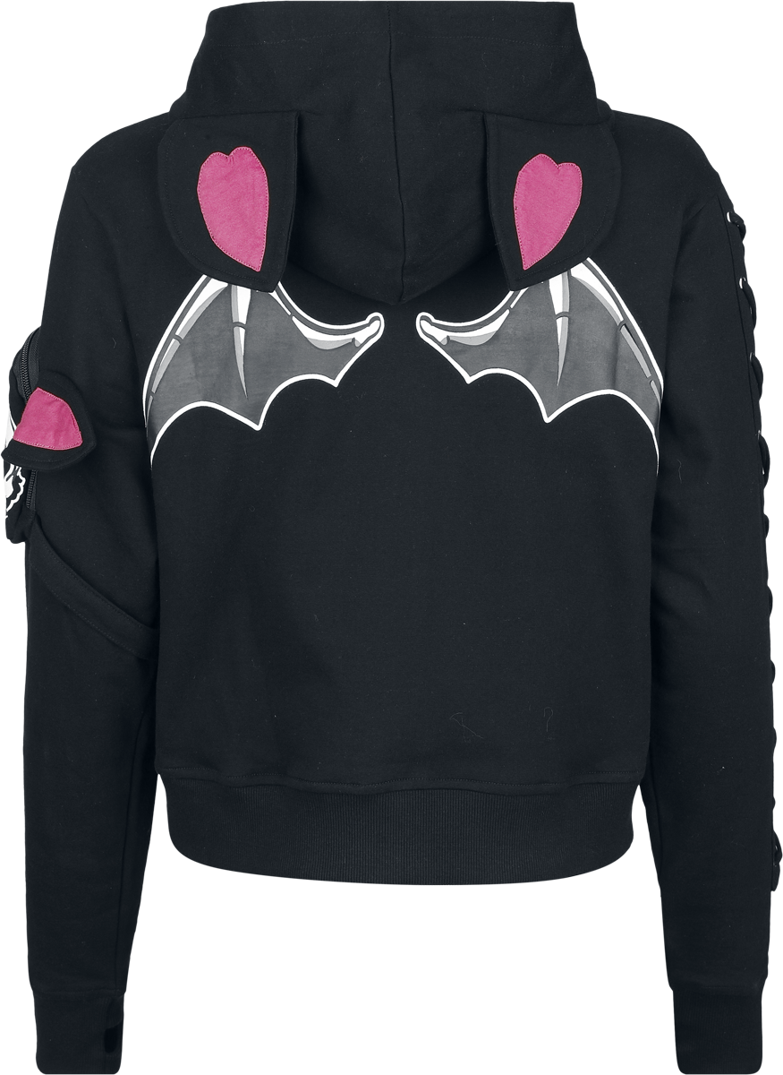 Cupcake Cult Death Potion Hoodie Hoodie Jacket black - Image 3