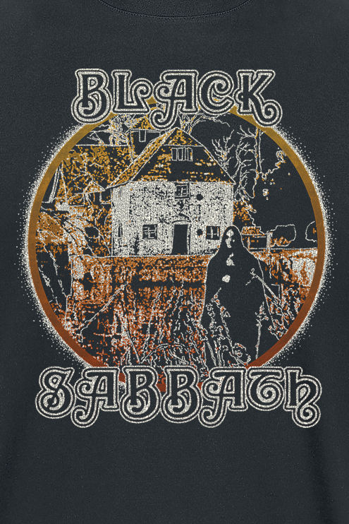 Black Sabbath Self Titled Circle T-Shirt black - Image 3