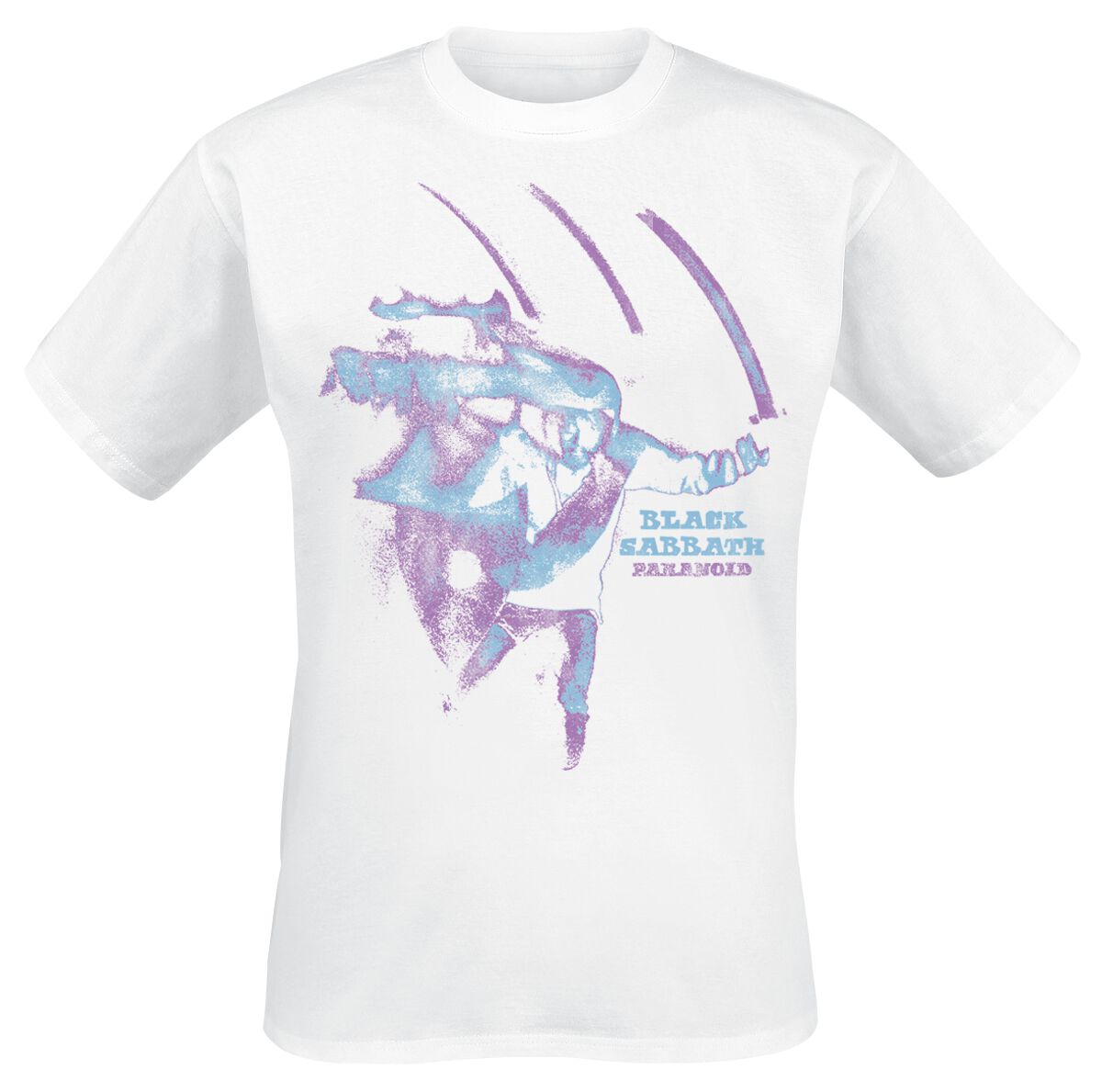 Black Sabbath Paranoid T-Shirt white - Image 2