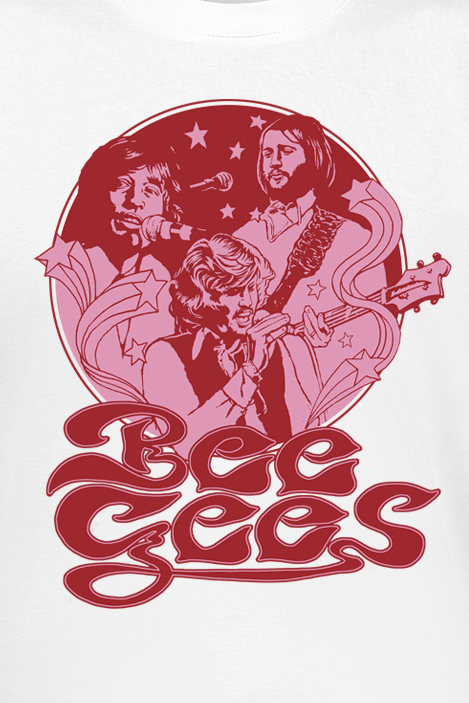 Bee Gees Groove T-Shirt white - Image 3