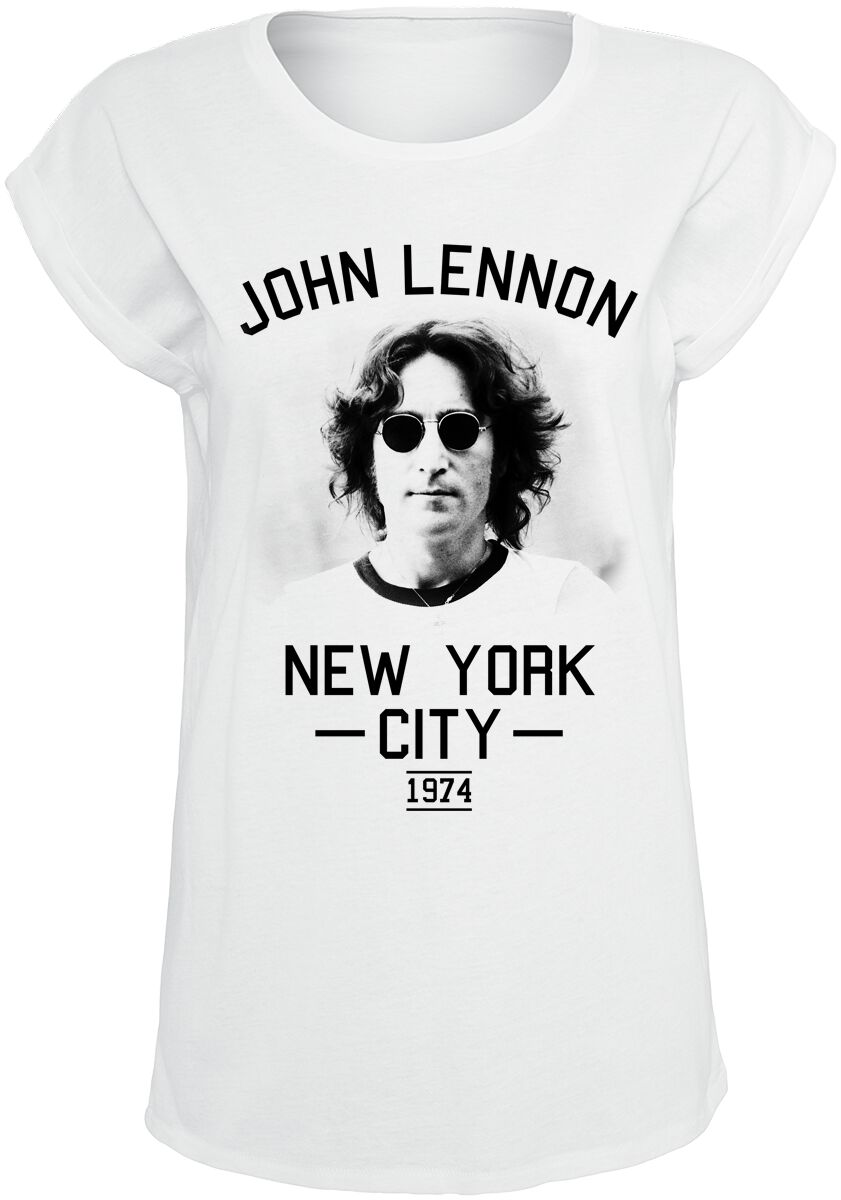 John Lennon NYC 1974 T-Shirt white - Image 2