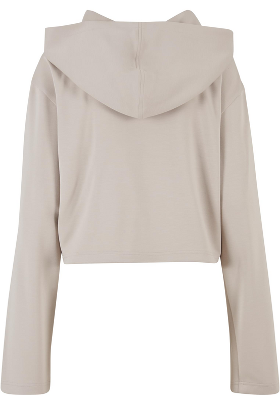 Urban Classics Ladies' Soft Touch Zip Hoodie Hoodie grey - Image 3