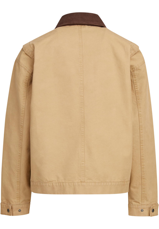 Urban Classics Men's Workwear Cotton Jacket Mid-Season Jackets beige - Image 3