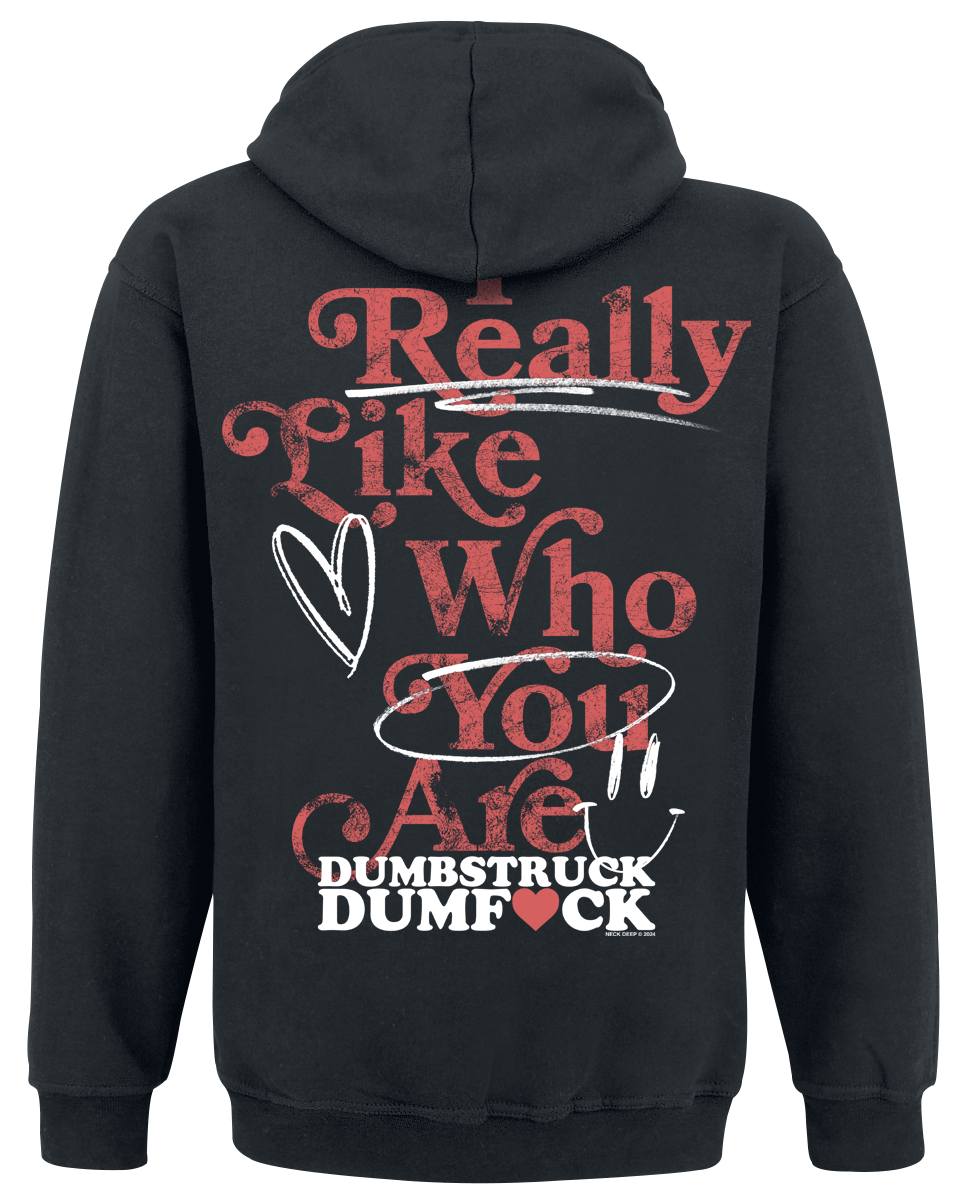 Neck Deep Dumbstruck Hoodie black - Image 3