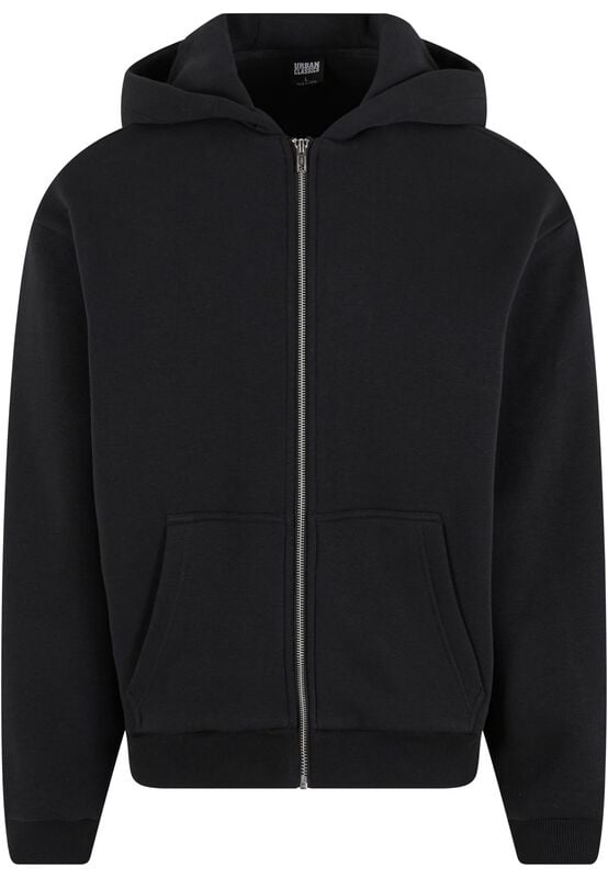 Urban Classics Fluffy Zip Hoodie Hoodie Jacket black - Image 2