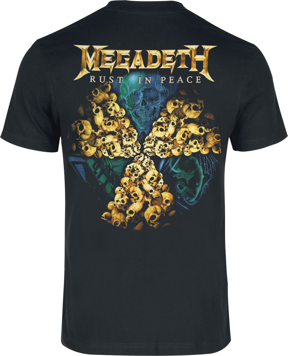 Megadeth Rust in peace - Heavyweight T-Shirt black - Image 3