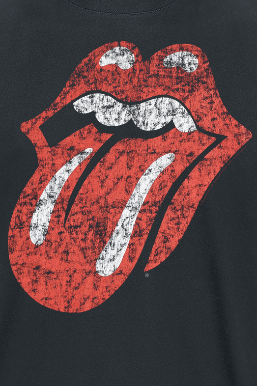The Rolling Stones Classic Tongue - Heavyweight T-Shirt black - Image 3