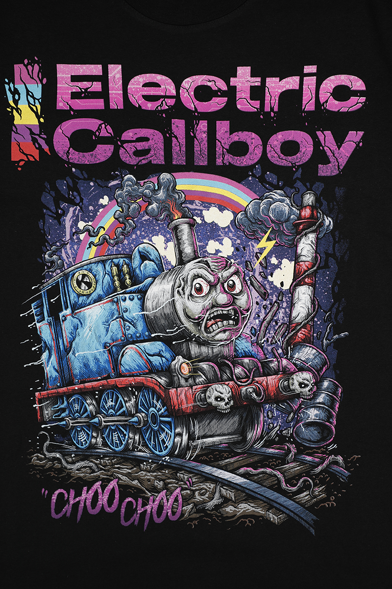 Electric Callboy Choo Choo - Heavyweight T-Shirt black - Image 3