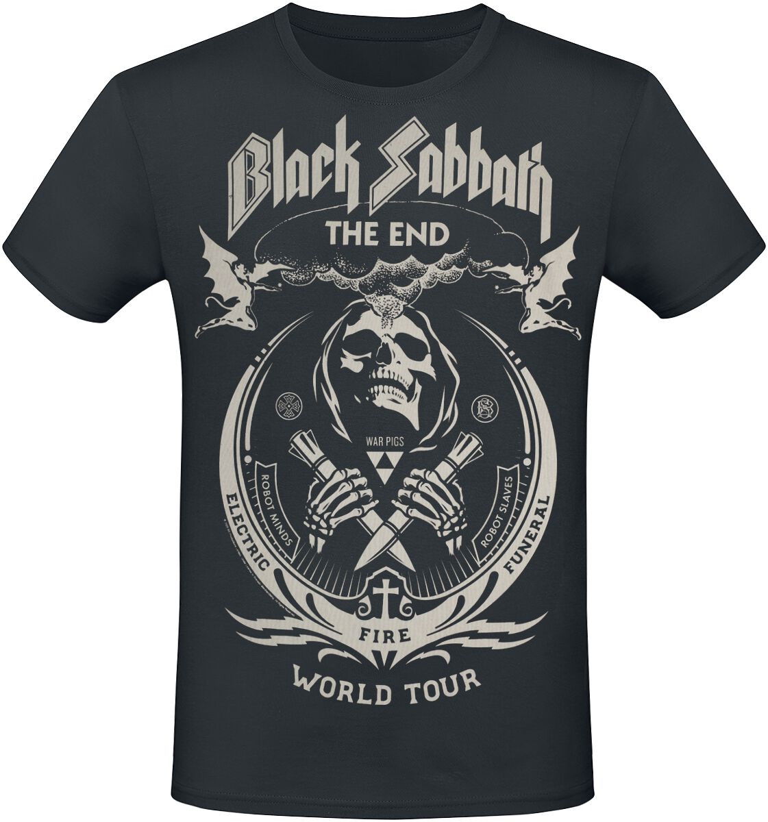 Black Sabbath The End Grim Reaper - Heavyweight T-Shirt black - Image 2